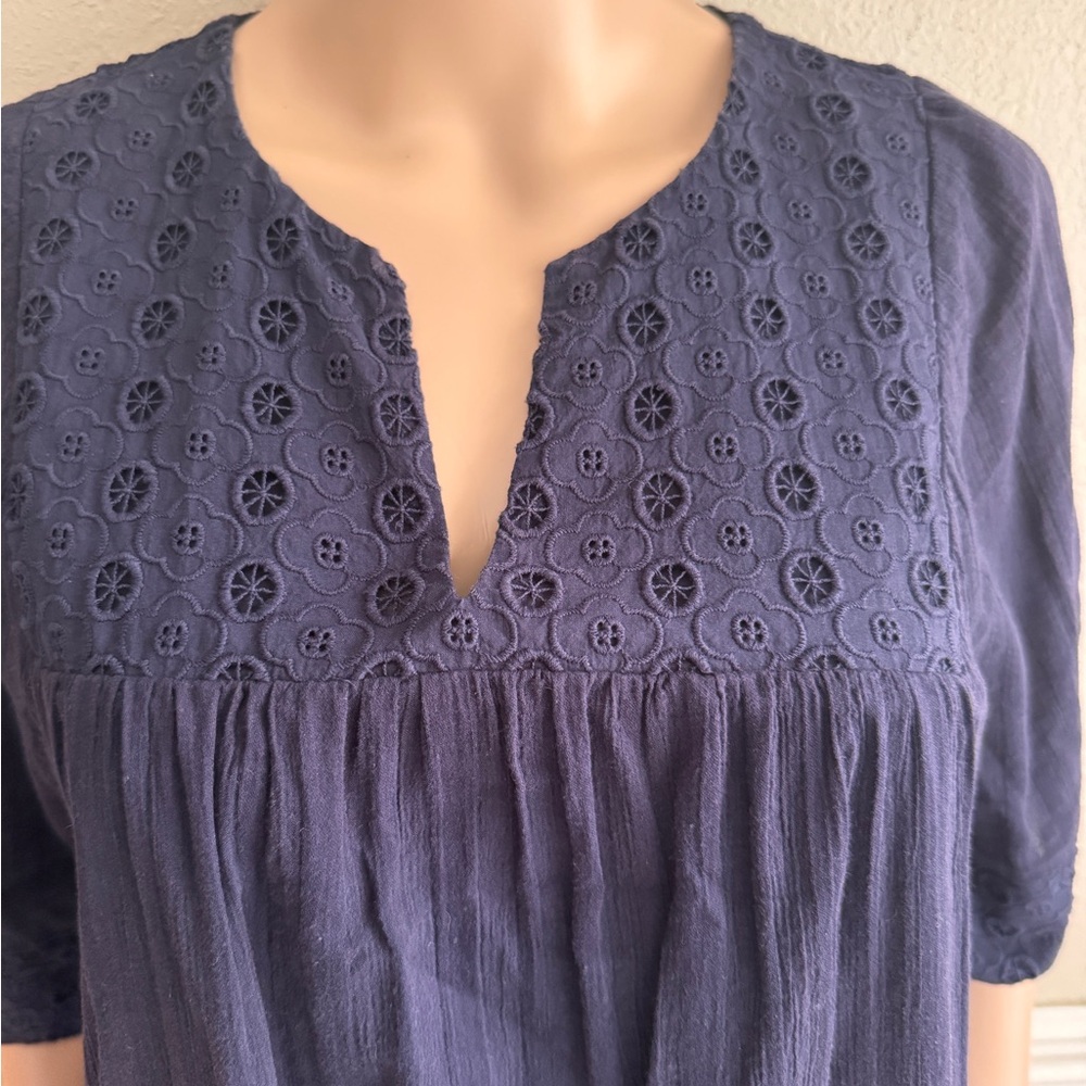 BODEN Helene Broderie Dress SIZE 4 used - Picture 4 of 7